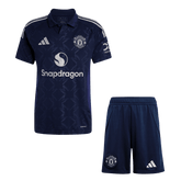 Manchester United Auswärts-Fußballtrikot 2024/25 (Trikot + Shorts)